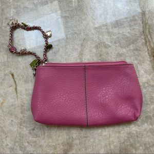 Liz Claiborne Wristlet with Charm Bracelet Strap